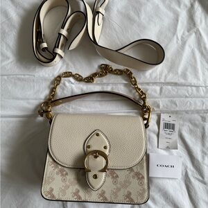 Coach Cream and Tan Women's Bag